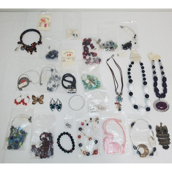 Vintage To Now Jewelry Lot Christopher Banks Tags 28 Pieces Retail $350 Mixed - Picture 1 of 16
